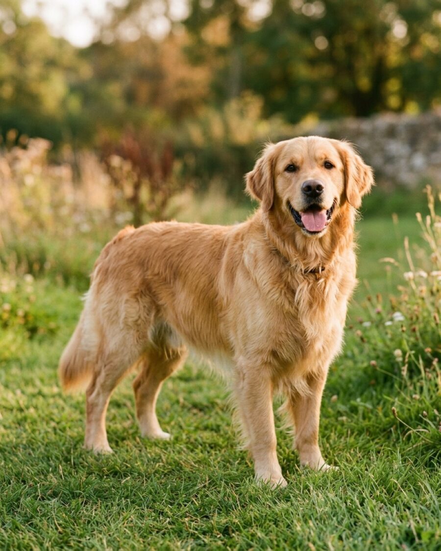 Otto, one of our adult Golden Retrievers